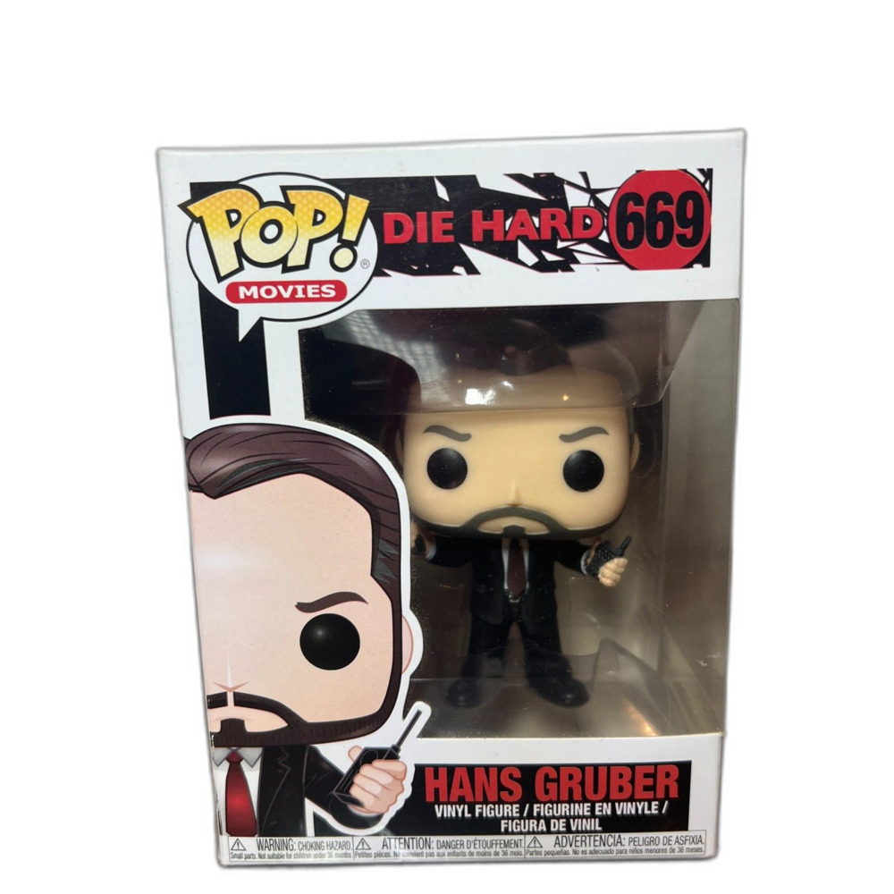 Funko Pop! Movies Die Hard Hans Gruber #669 Vinyl Figure Toy Art with Box (2018)